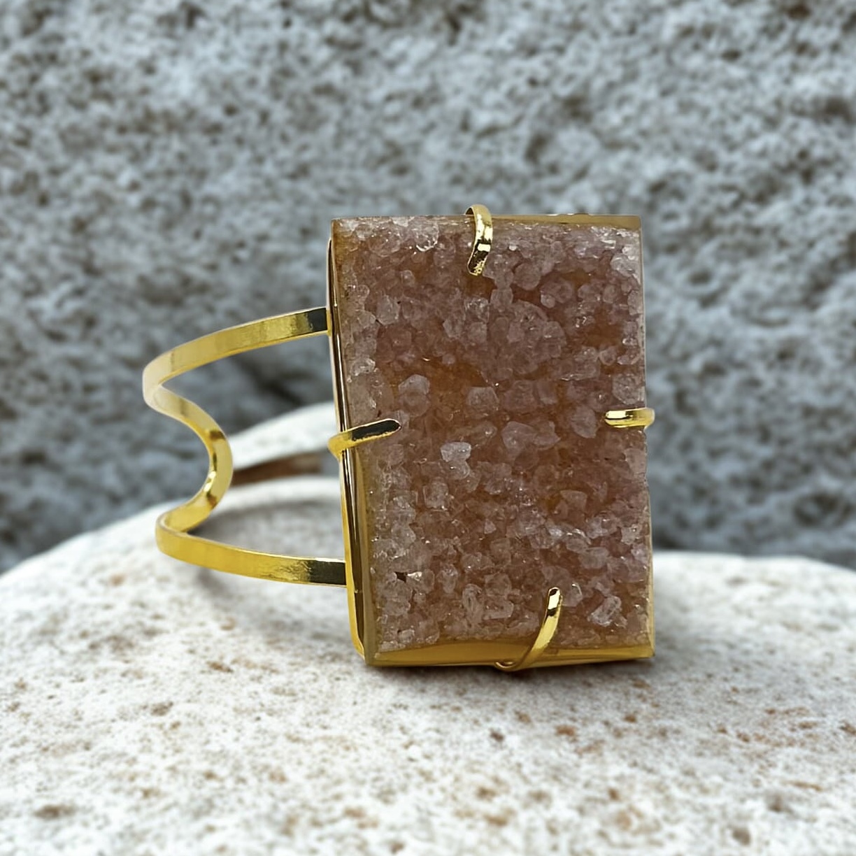 Βραχιόλι με Ροζ Αμέθυστο 