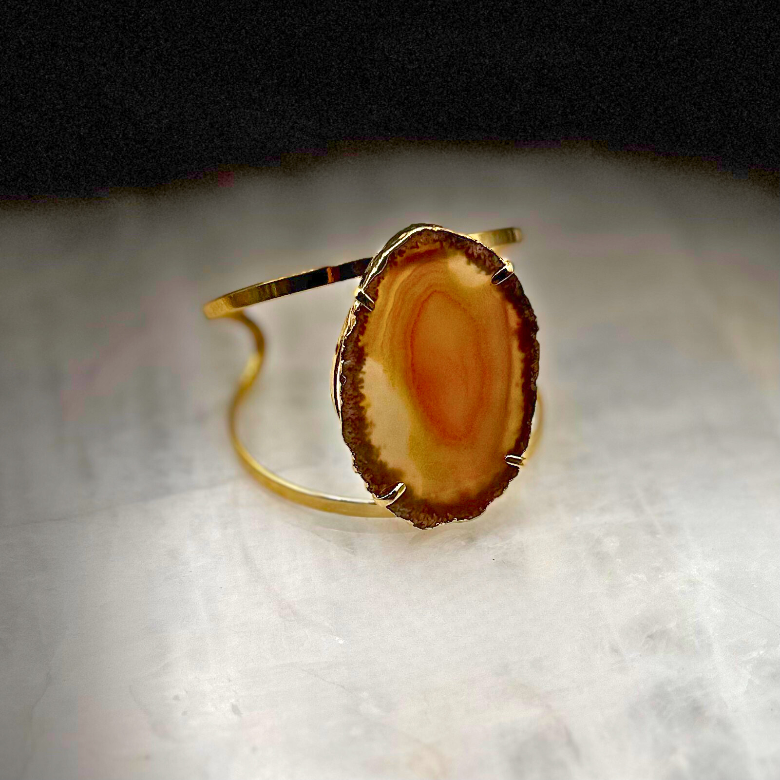 Βραχιόλι με Γεώδη Αχάτη 