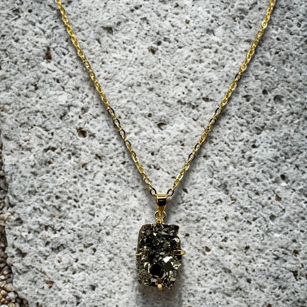 Κολιέ με Πυρίτη 