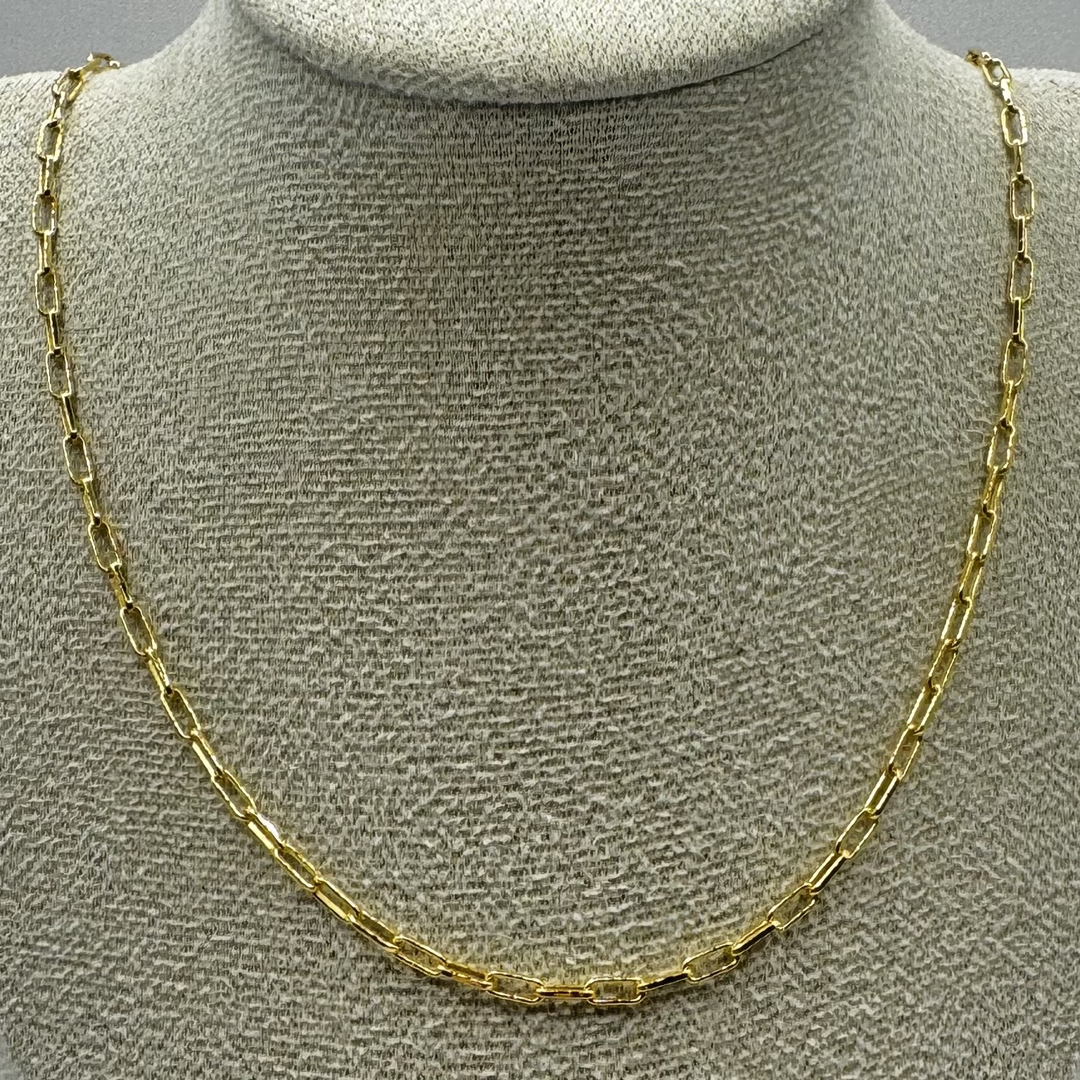 Paper Clip Chain Necklace 