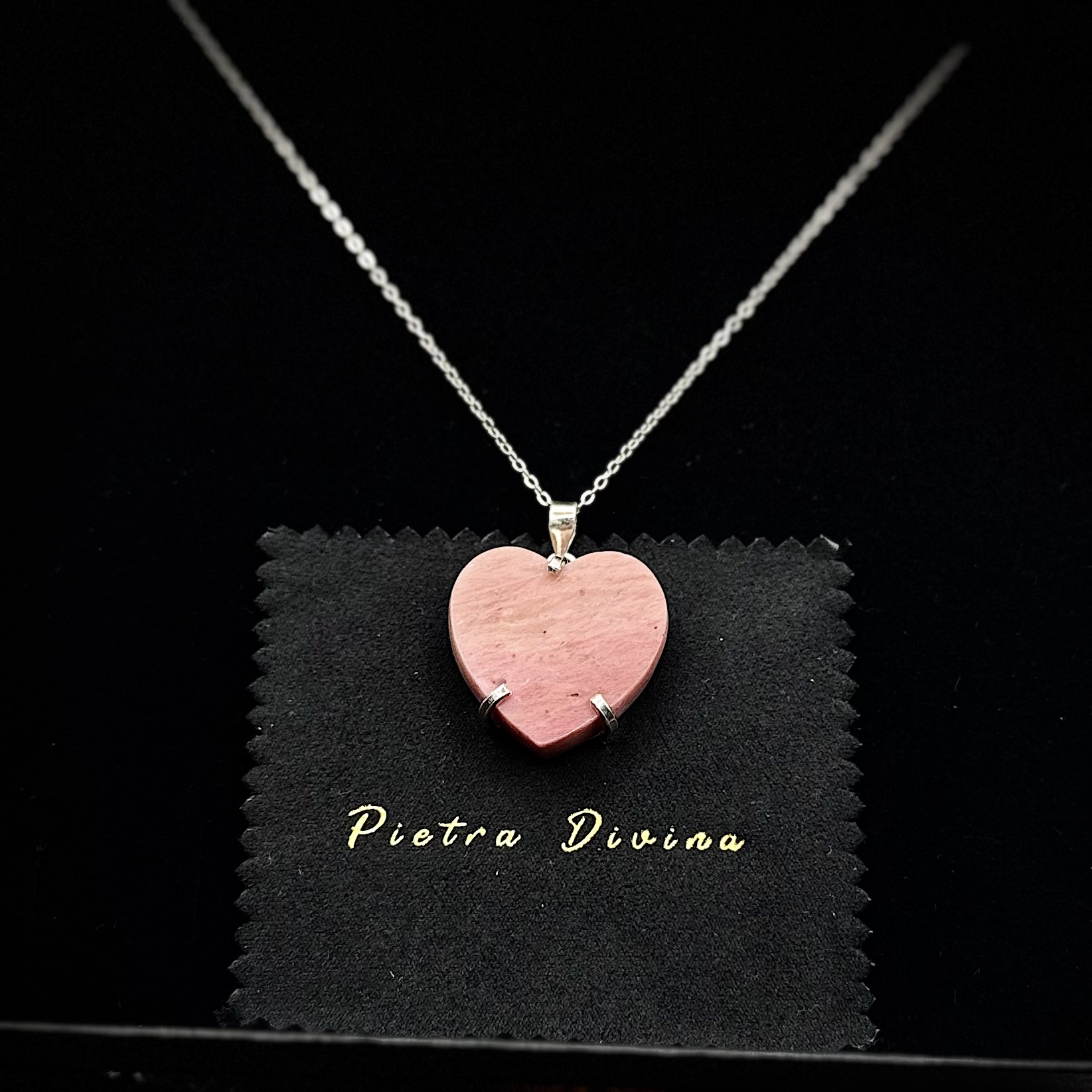 Κολιέ με χαλαζία φράουλα 