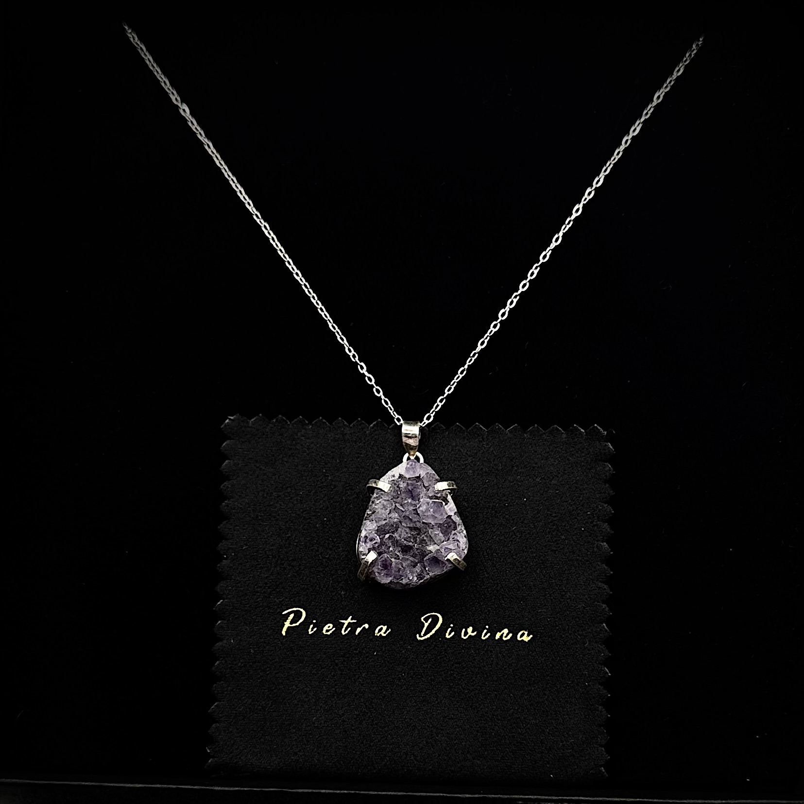 Κολιέ με αμέθυστο 