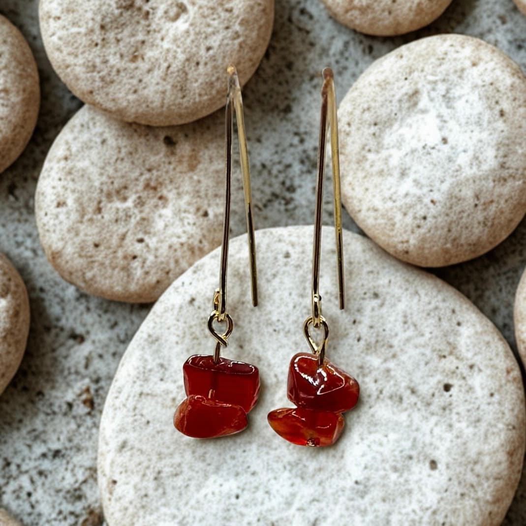 Σκουλαρίκια με Καρνεόλη