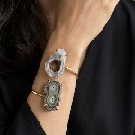 Bracelet with Amethyst Stalactite 