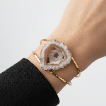 Βραχιόλι με σταλακτίτη αμέθυστου 