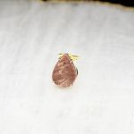 Δαχτυλίδι με φράουλα χαλαζία