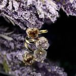 Δαχτυλίδι με Druzy και αμέθυστο 