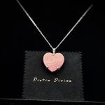 Κολιέ με χαλαζία φράουλα 