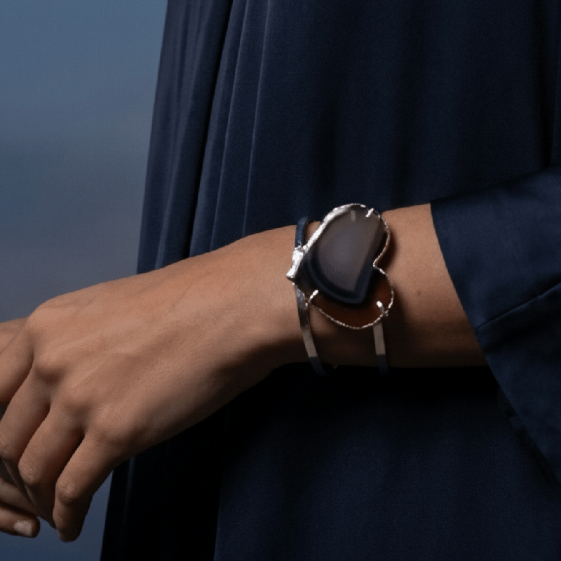 Φωτογραφία από Βραχιόλι με Γεώδη Αχάτη 