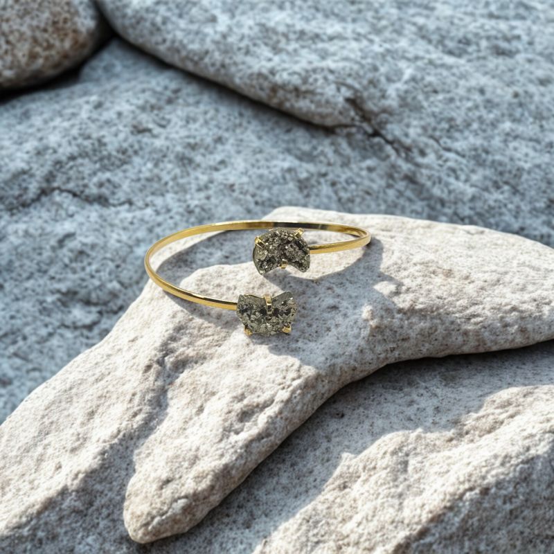 Βραχιόλι με πυρίτη Φωτογραφία από Βραχιόλι με πυρίτη