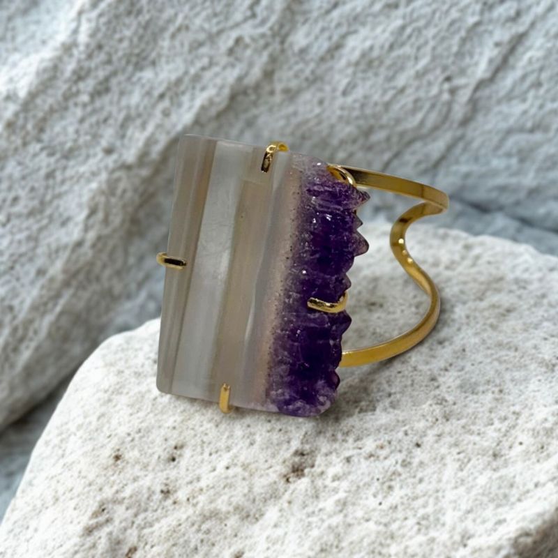 Βραχιόλι με Αμέθυστο Ουρουγουάης Φωτογραφία από Βραχιόλι με Αμέθυστο Ουρουγουάης