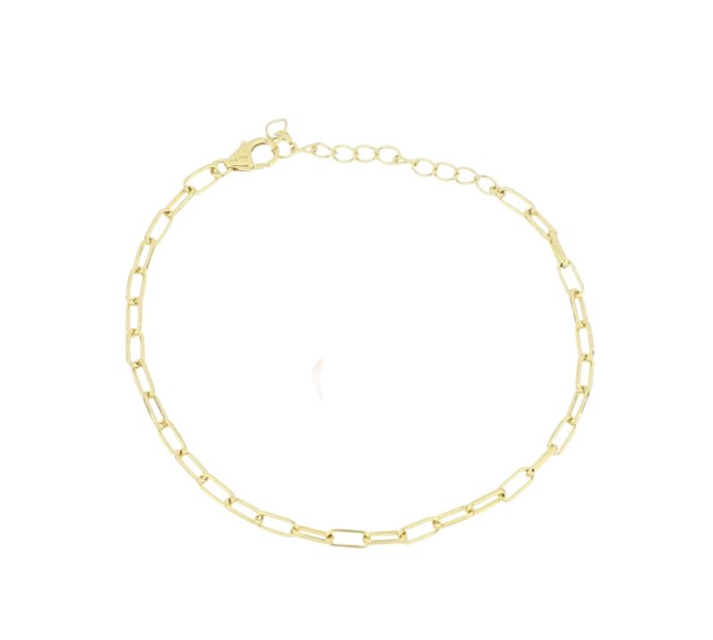 Φωτογραφία από Paper Clip Chain Bracelet