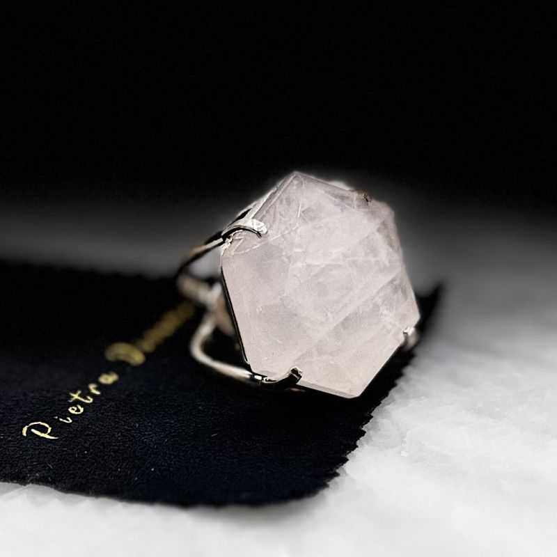 Φωτογραφία από Δαχτυλίδι με ροζ χαλαζία 