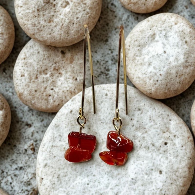 Σκουλαρίκια με Καρνεόλη Φωτογραφία από Σκουλαρίκια με Καρνεόλη